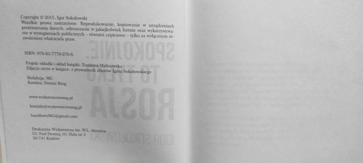 Spokojnie. To tylko Rosja.