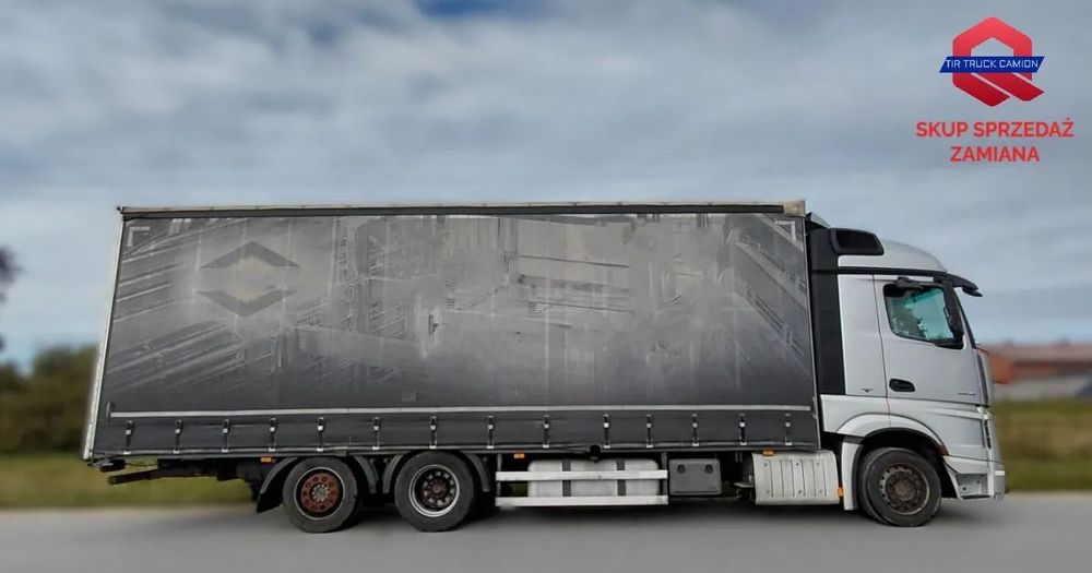 Mercedes-Benz ACTROS TANDEM PRZEJAZDOWY 8.5+7.3  ZAMIANA