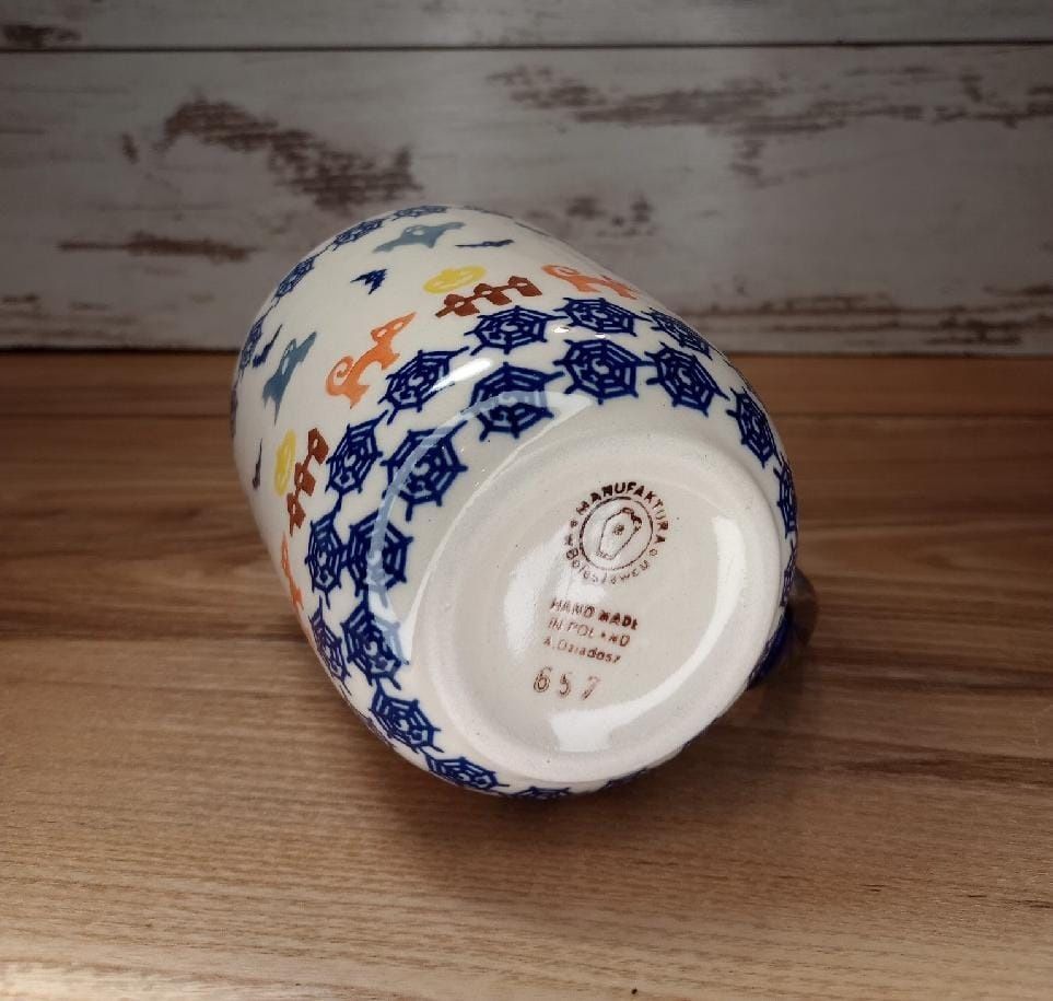 Kubek Duży 450 ml 2 szt ceramika Bolesławiec