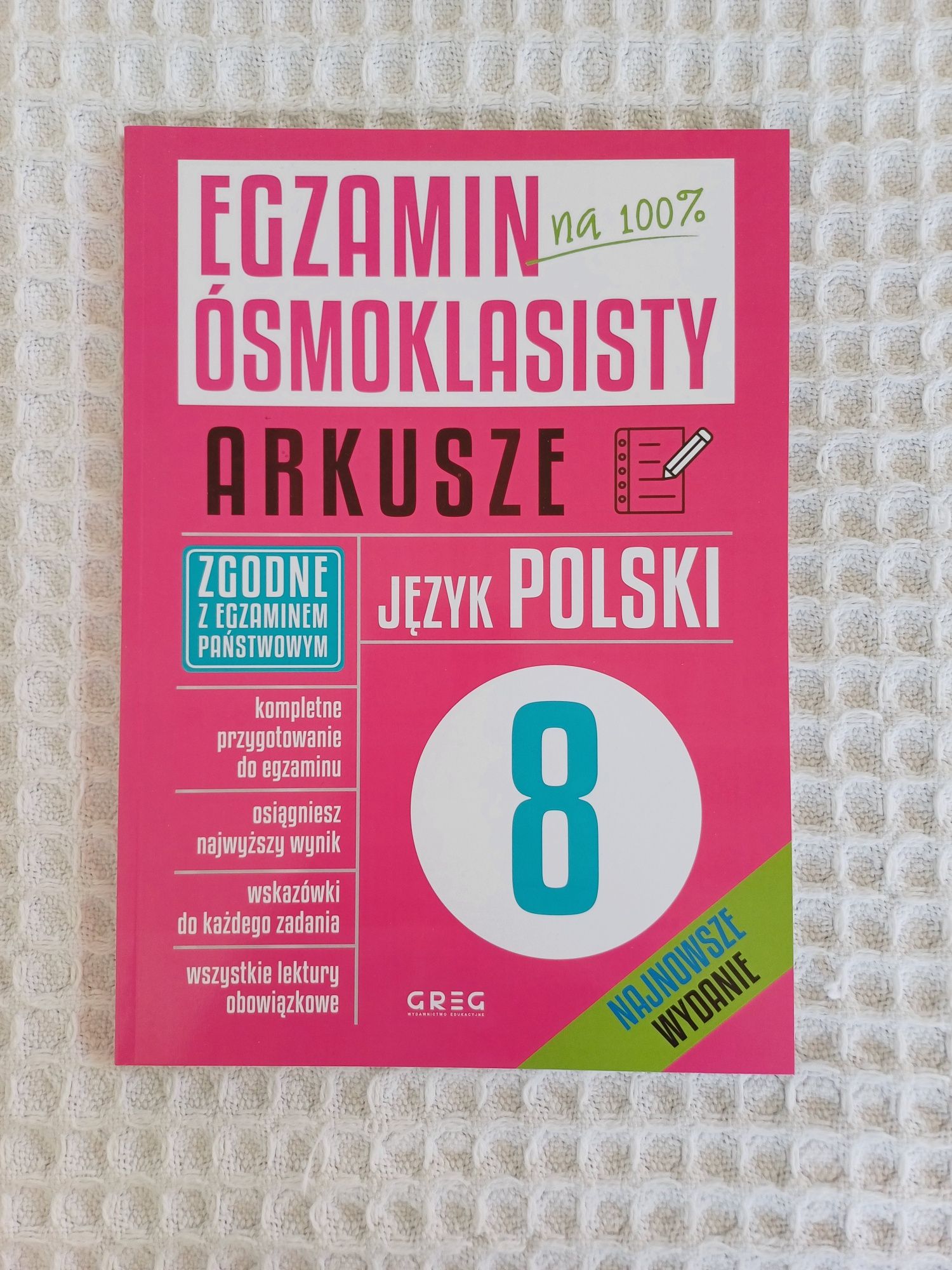 Egzamin ósmoklasisty - arkusze - język polski, GREG