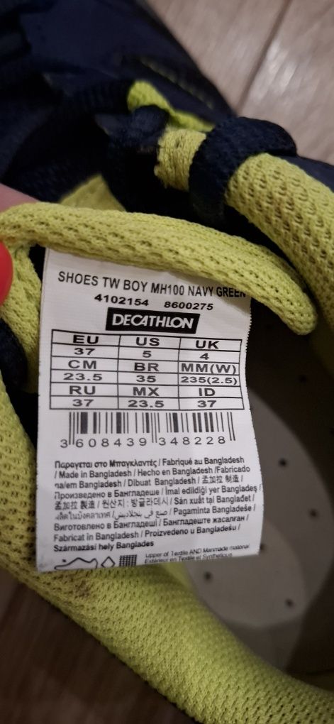 Buty turystyczne Quechua rozmiar 37