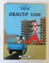 TINTIN (TINTIM)- Objectif Lune (Capa Dura / Casterman)