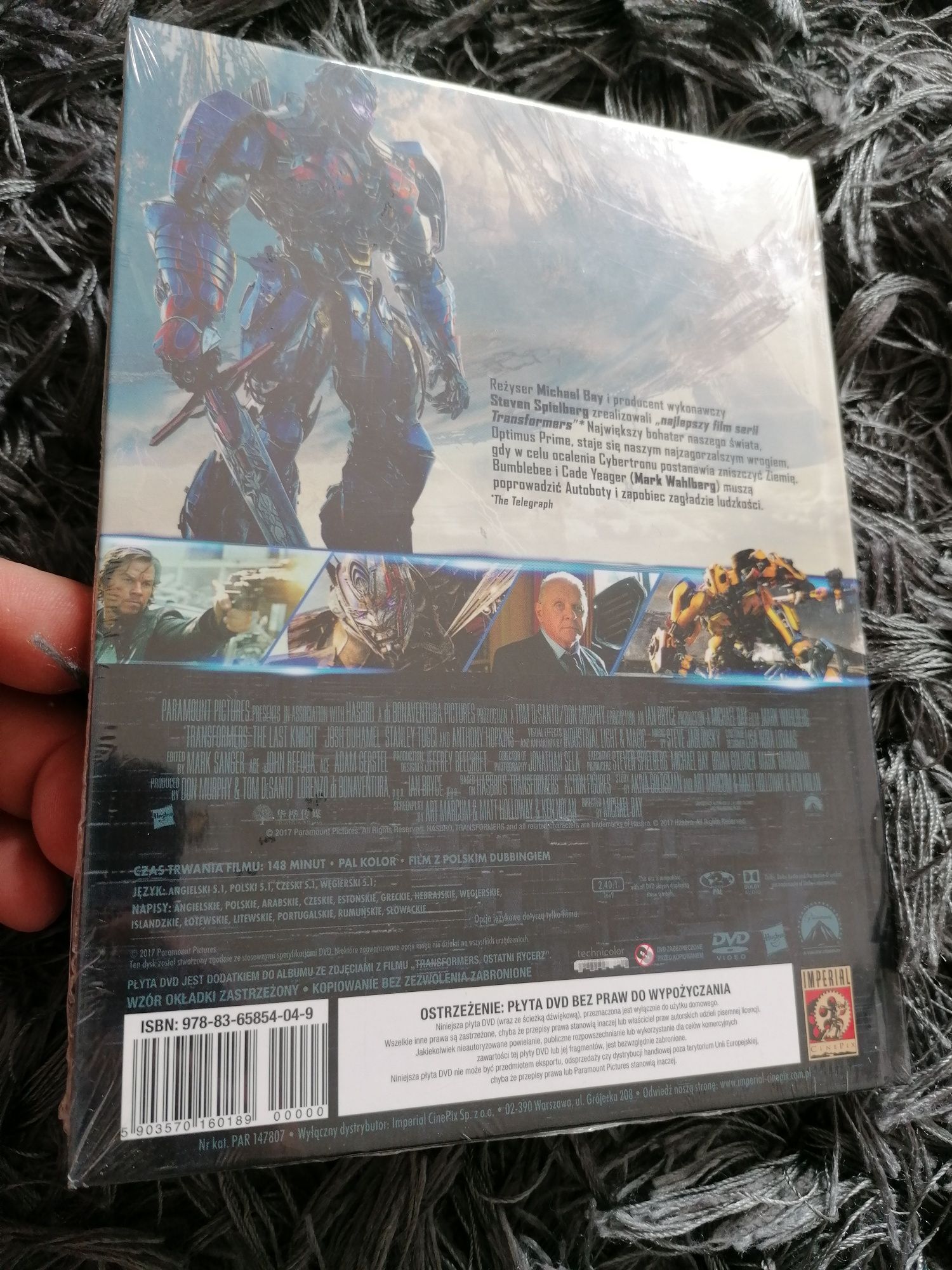Transformers Ostatni Rycerz - film DVD