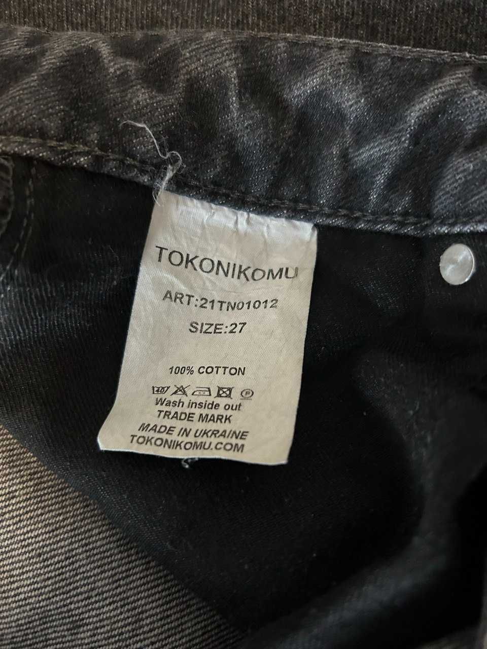 продам джинси в хорошому стані, бренд TOKONIKOMU, Україна.