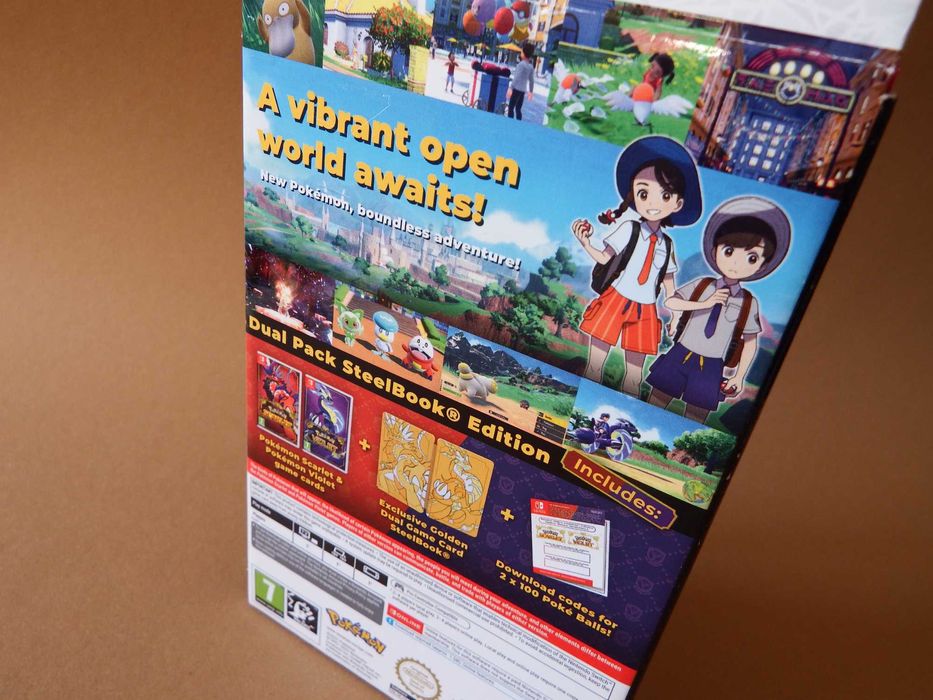 POKEMON SCARLET & VIOLET Dual Pack Steelbook Editon NOWA unikat Switch