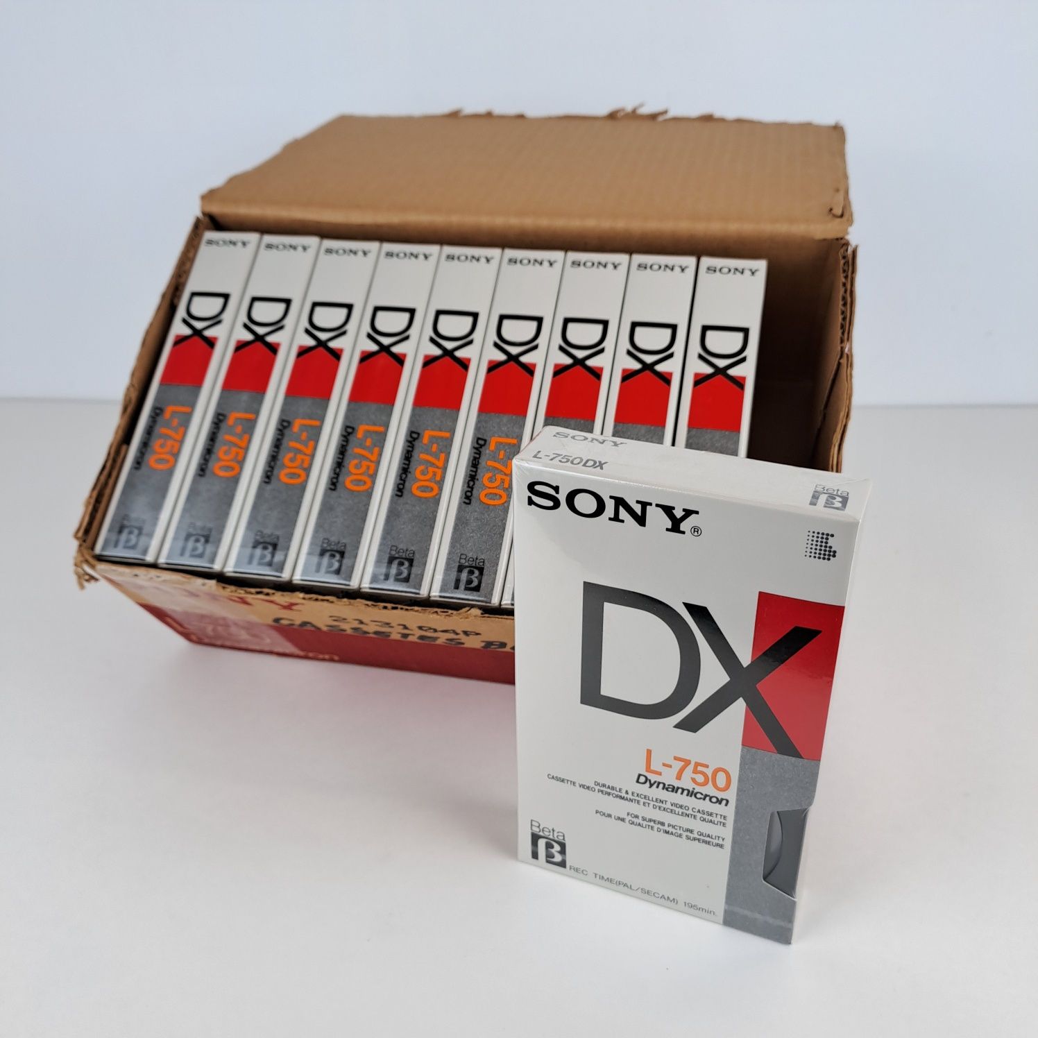 Caixa de cassetes Betamax L-750DX