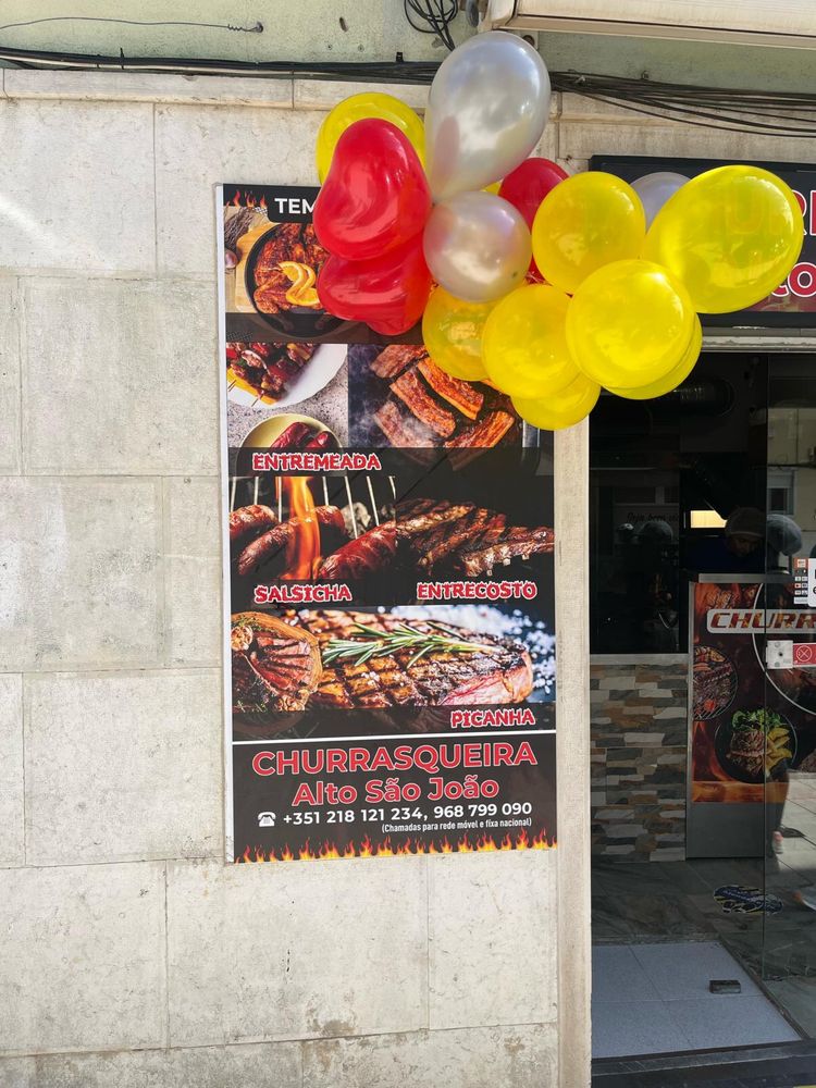 Trespasse de Churrasqueira Lisboa em funcionamento