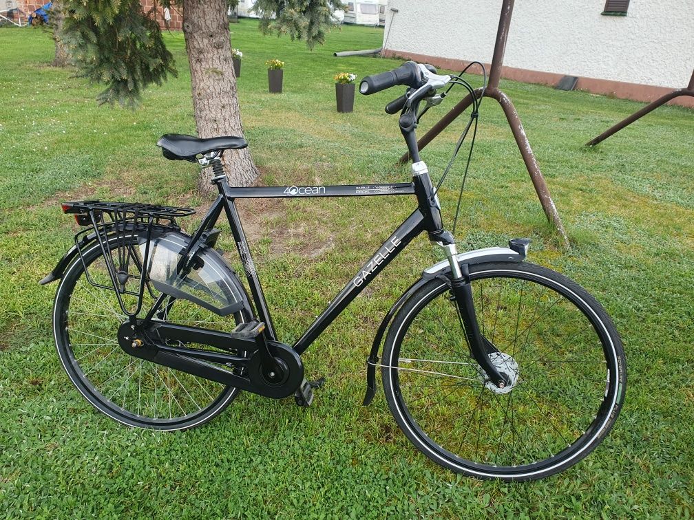 Gazelle Paris C7 + Czarny Metalic 2023r 61cm