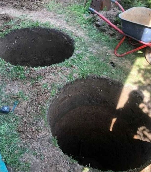 Копка септика під ключ. Каналізація с бетонних кілець. ukrseptik.com