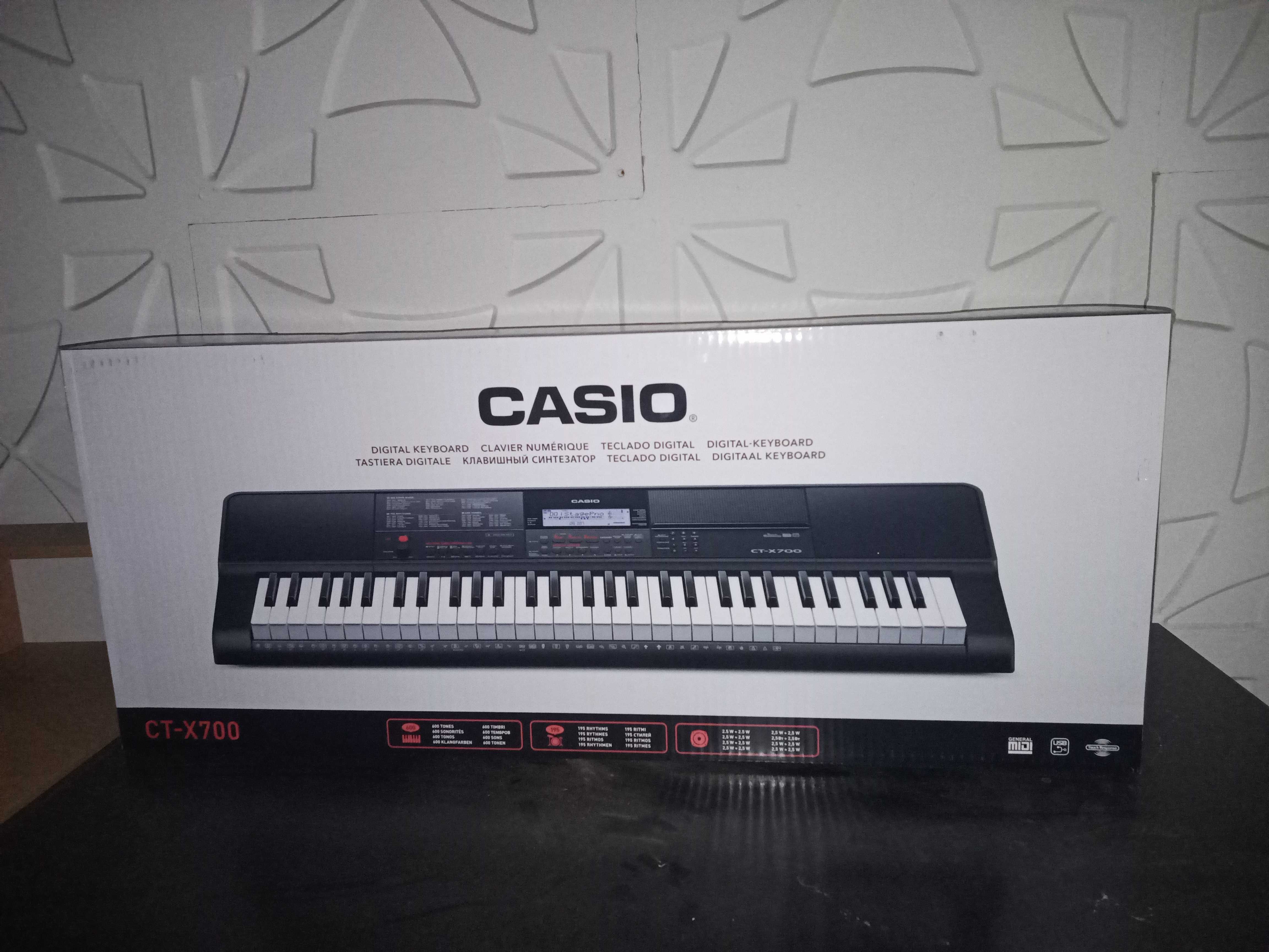 Синтезатор CASIO CT-X700 - 61 клавиша, 24 месяца гарантия