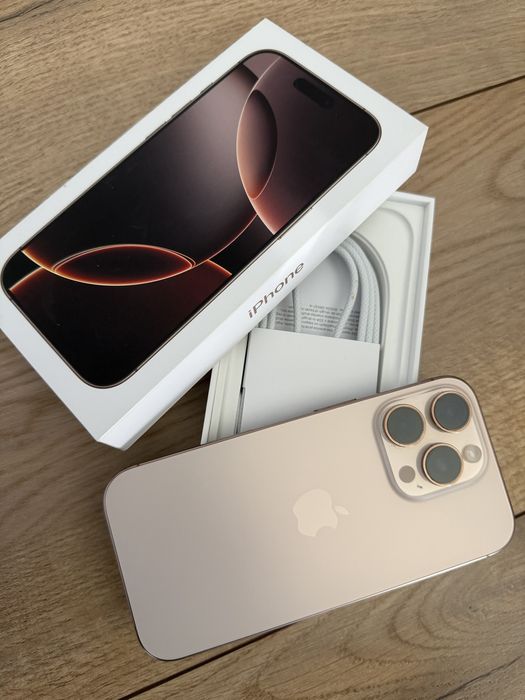 Iphone 16 pro Desert Titanium 128 GB na Gwarancji !