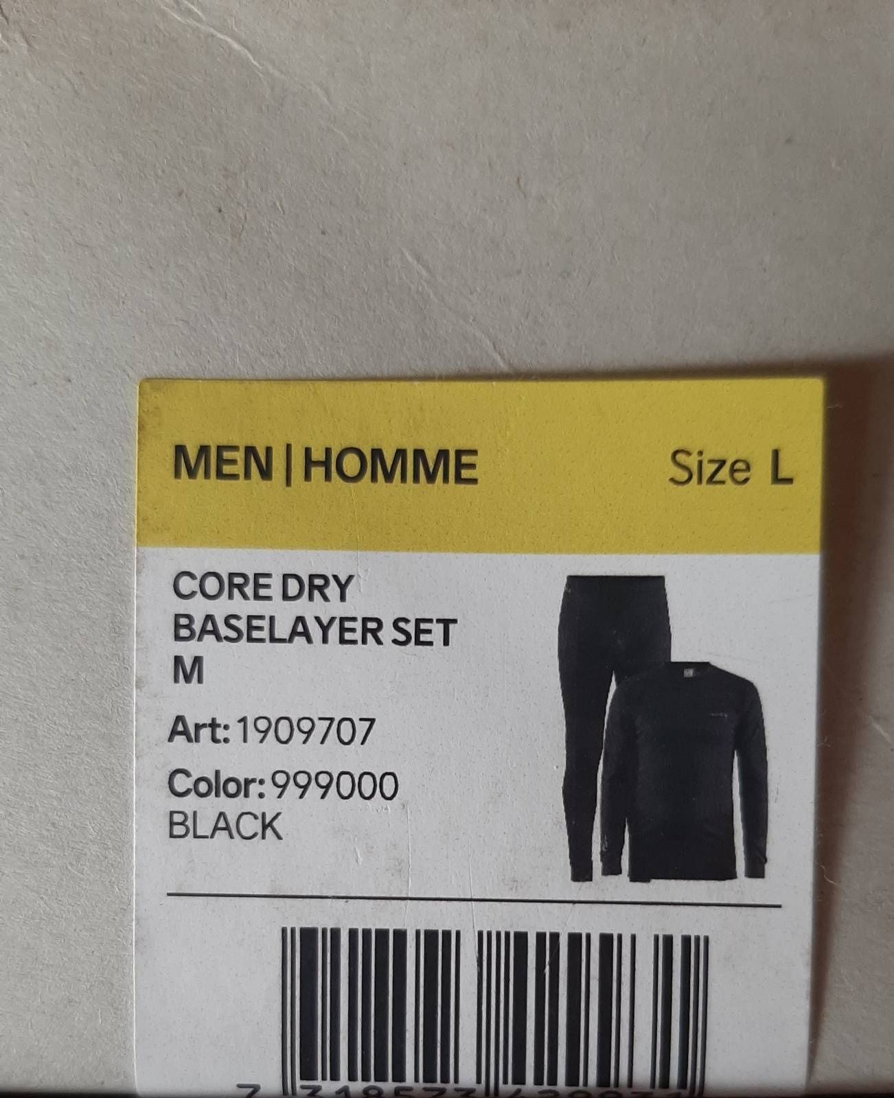 Комплект мужского термобелья Craft Core Dry Baselayer Set