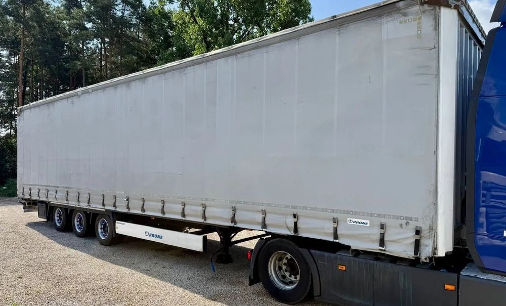 Krone FIRANKA EDSCHA OSIE SAF OŚ PODNOSZONA KOSZ NA KOŁA ZAPASOWE MULTILOOK 2016 MEGA  Firanka Edscha Saf Oś Podnoszona Kosz Na Koła Zapasowe 2016 Mega