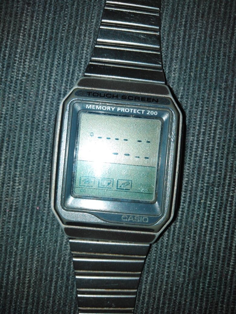 Casio vdb 200. Dotykowy zegarek casio zabytkowy. Casio super stan.