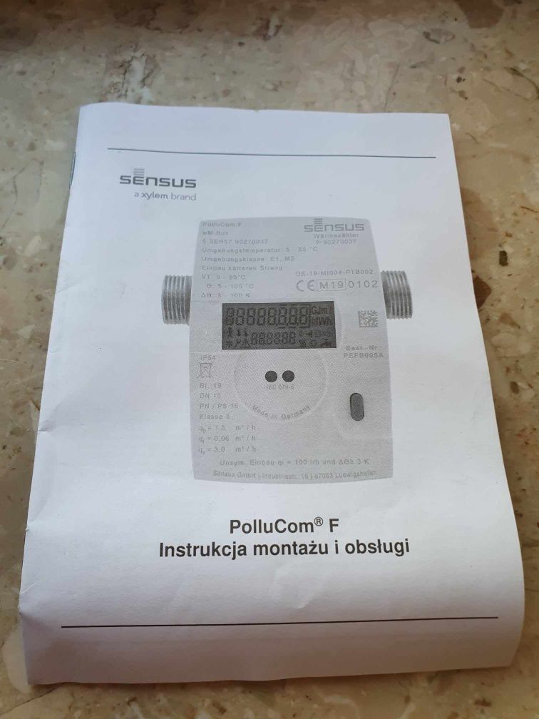 Ciepłomierz sensus PolluCom FX