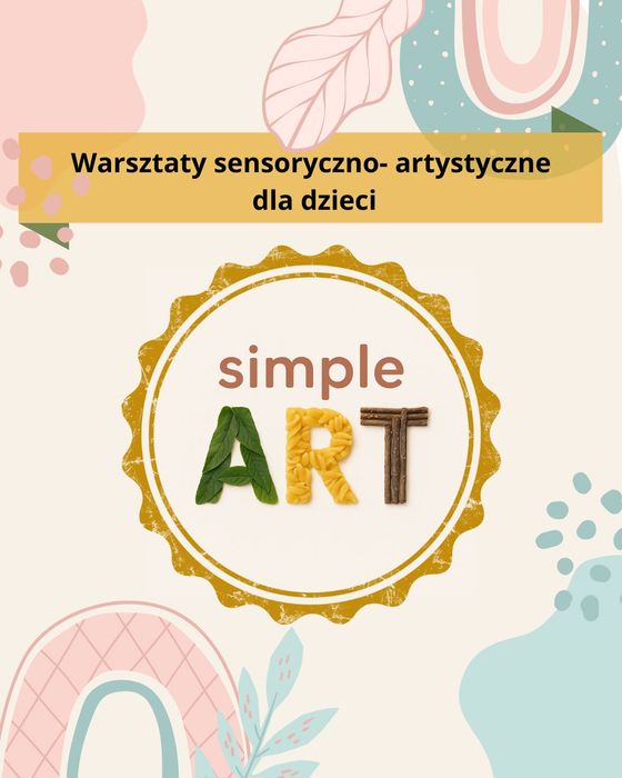 Warsztaty sensoryczno - artystyczne dla dzieci - Animacje dla dzieci