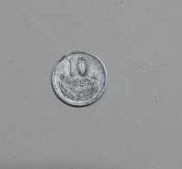 Moneta 10 groszy z 1969 roku