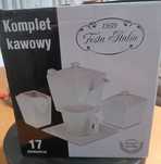 Komplet kawowy 17elementów