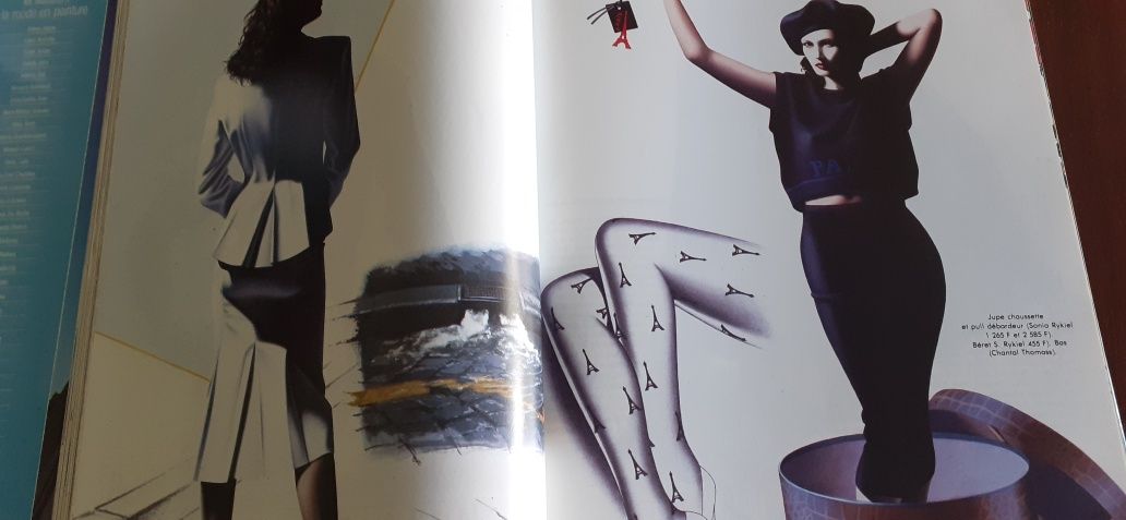 La mode en peinture. Ilustração de moda