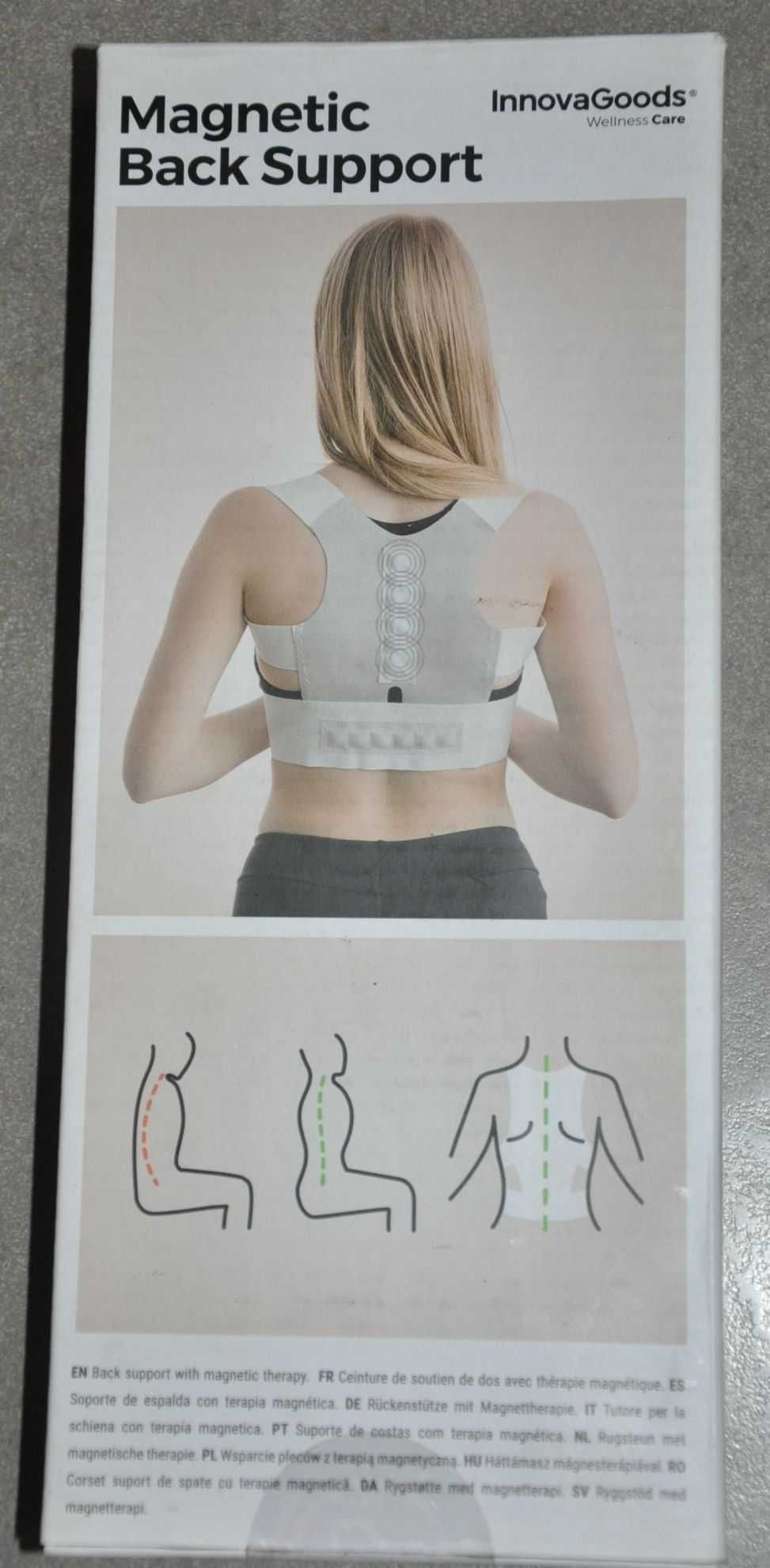 Nowy Magnetyczny Korektor Postawy InnovaGoods- wsparcie pleców