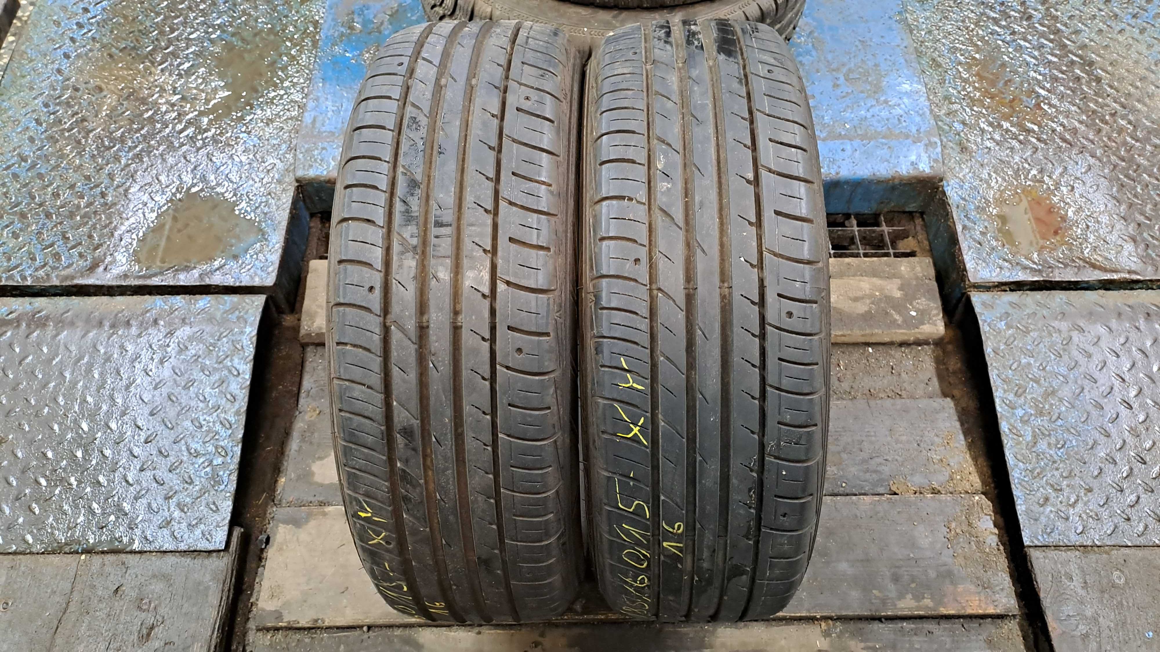 185/60r15 falken opony letnie uzywane 7mm bieznik