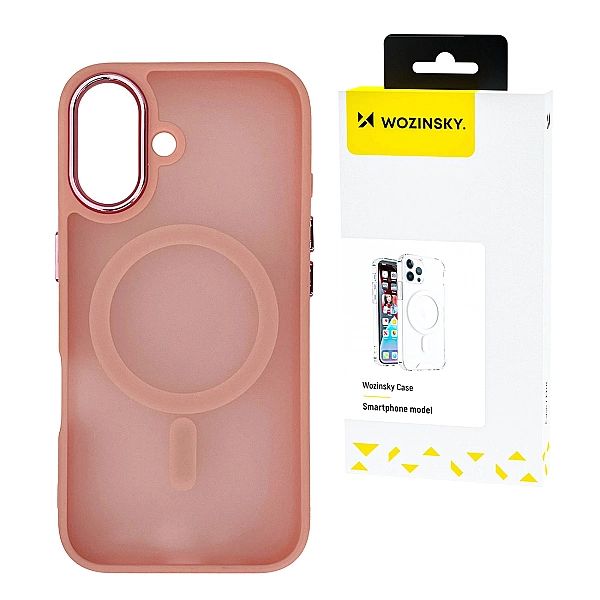 Etui Wozinsky Fashion Case MagSafe na Samsung Galaxy S25 Ultra - różow
