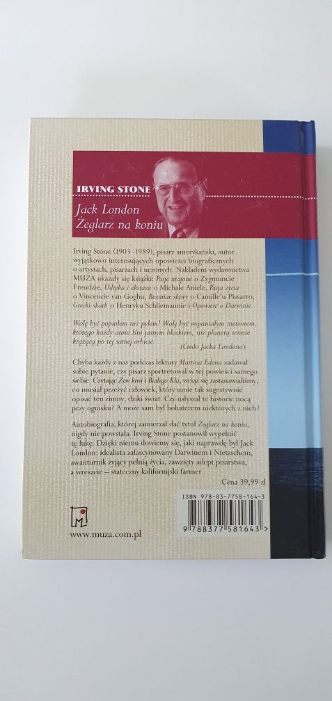 Irving Stone Jack London Żeglarz na koniu Bestseller