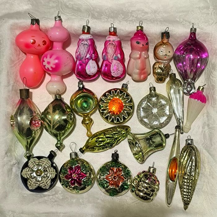 Ёлочные игрушки СССР 50-60гг.прошлого века.