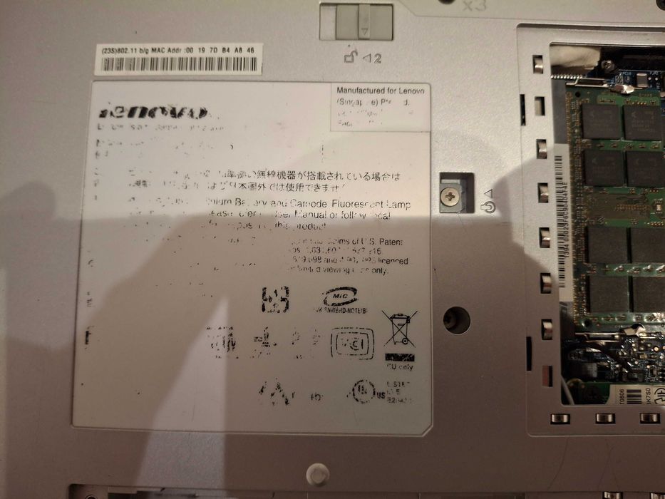 Laptop Lenovo na części