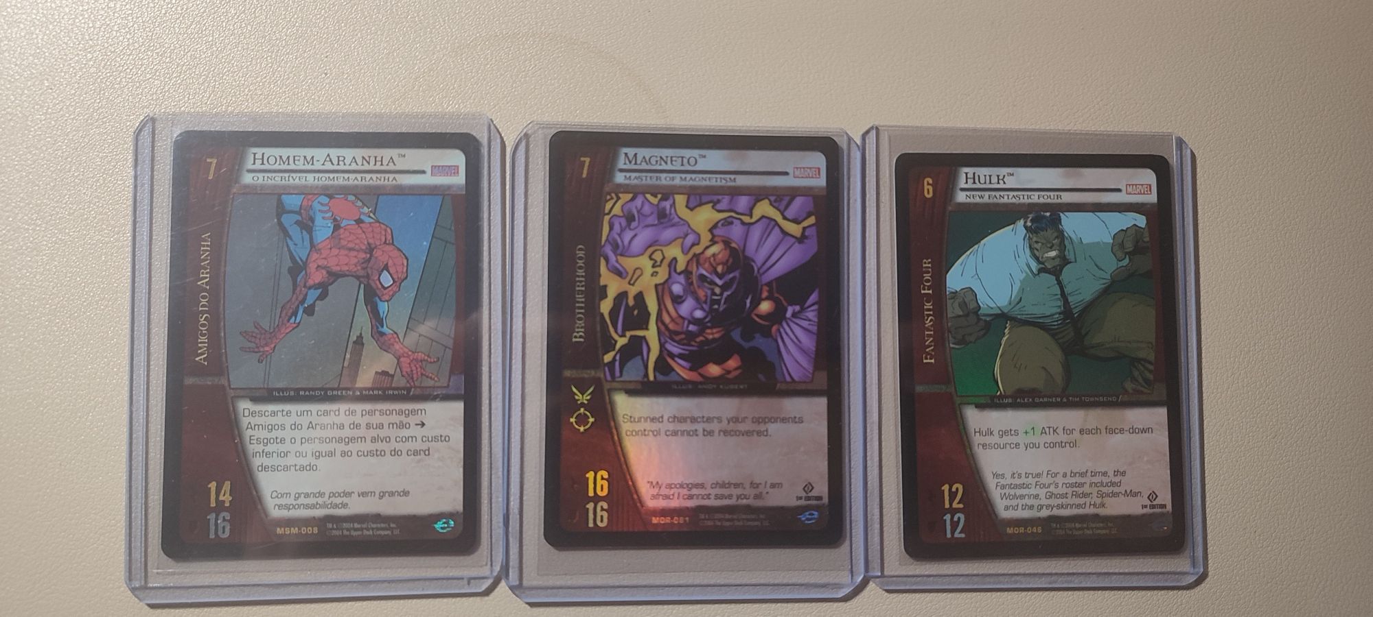 Cartas VS system - MOR DOR MSM