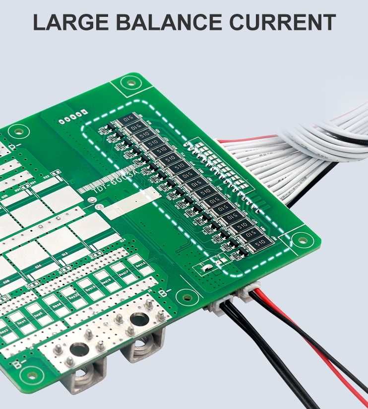 BMS 14-16S 80A-100a Placa de proteção de circuito de bateria