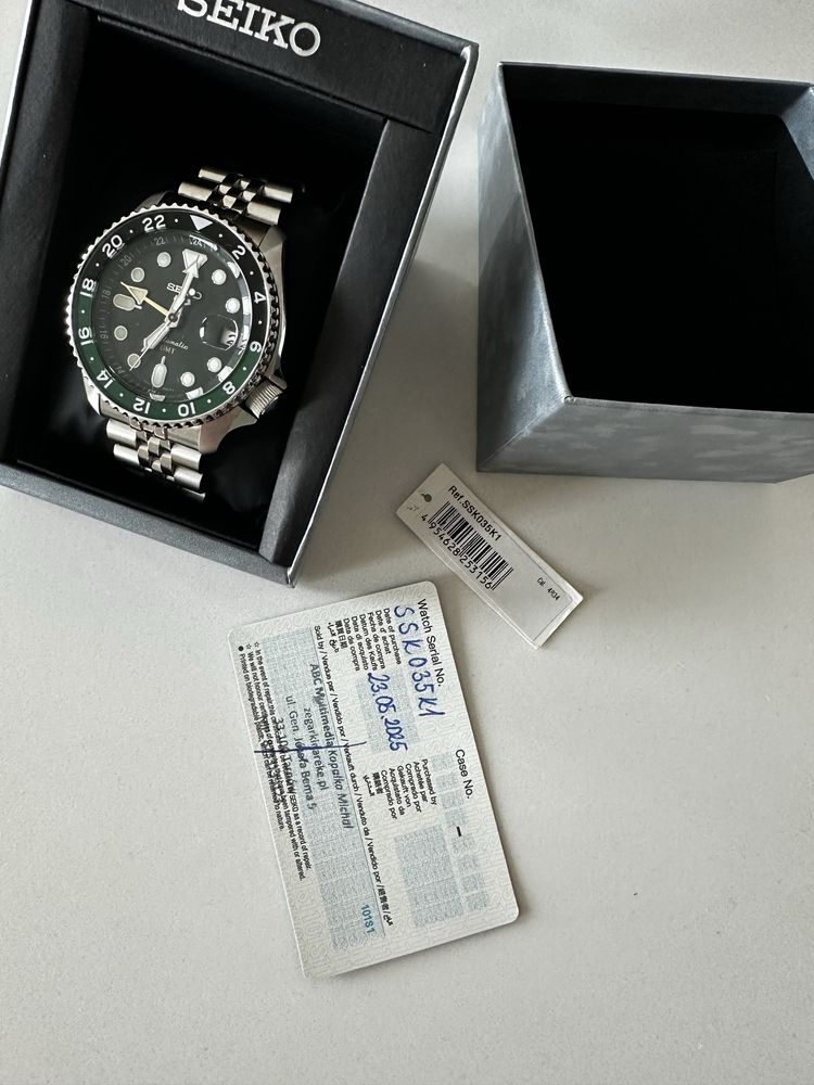 Seiko 5 sports gmt SSK035K1 zegarek automat automatyczny