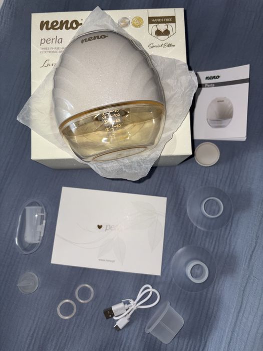 Laktator neno perla złoty beżowy jak nowy