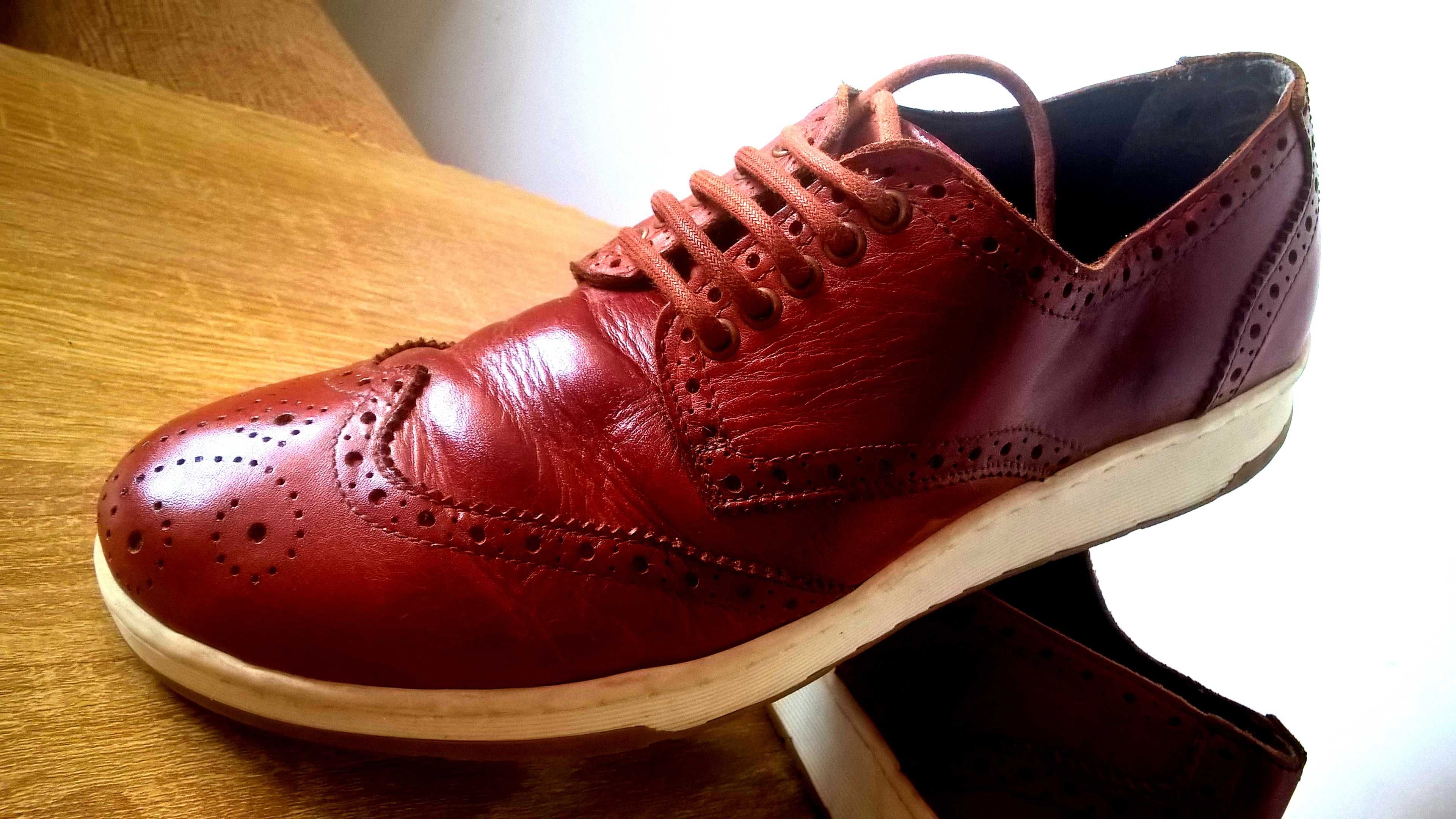 półbuty ASOS  casula mens brogues 41 rozmiar tanio 69 zł skórzane