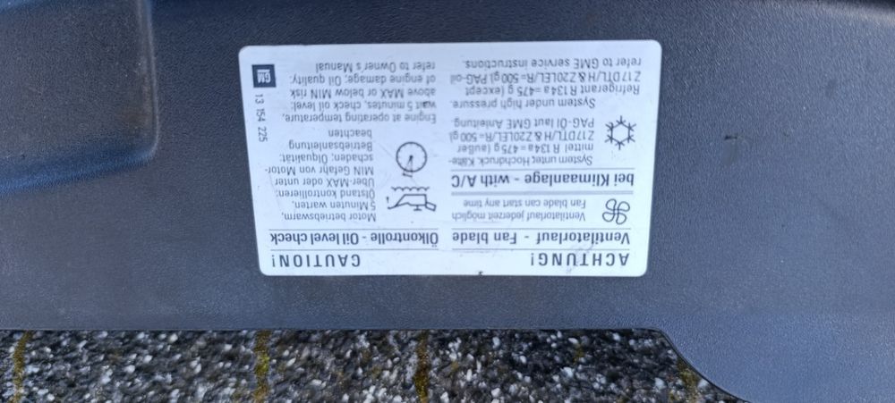 Atrapa gril czarny opel astra 3 III H 04-07