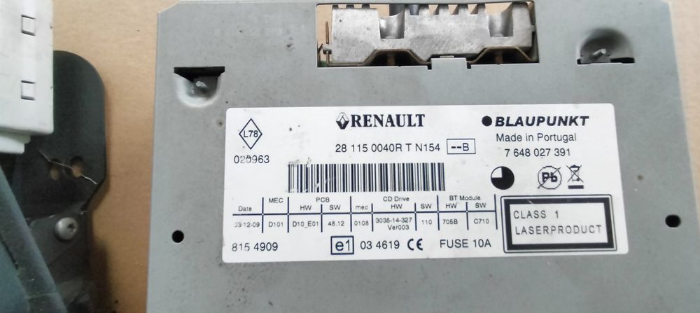 Radio CD Blaupunkt wyświetlacz pilot