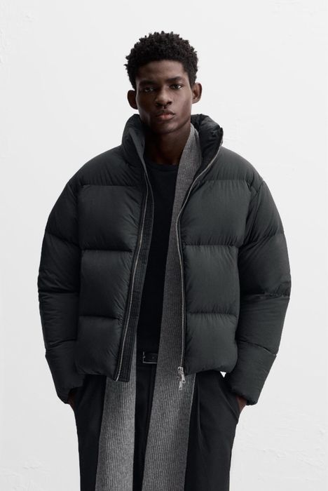 ПУХ80%/ПЕРО20%|Пуховик ZARA