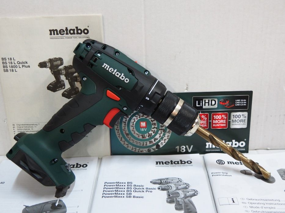 METABO BS 14,4 LI wkrętarka uchwyt 13mm NOWY MODEL mafell bateria