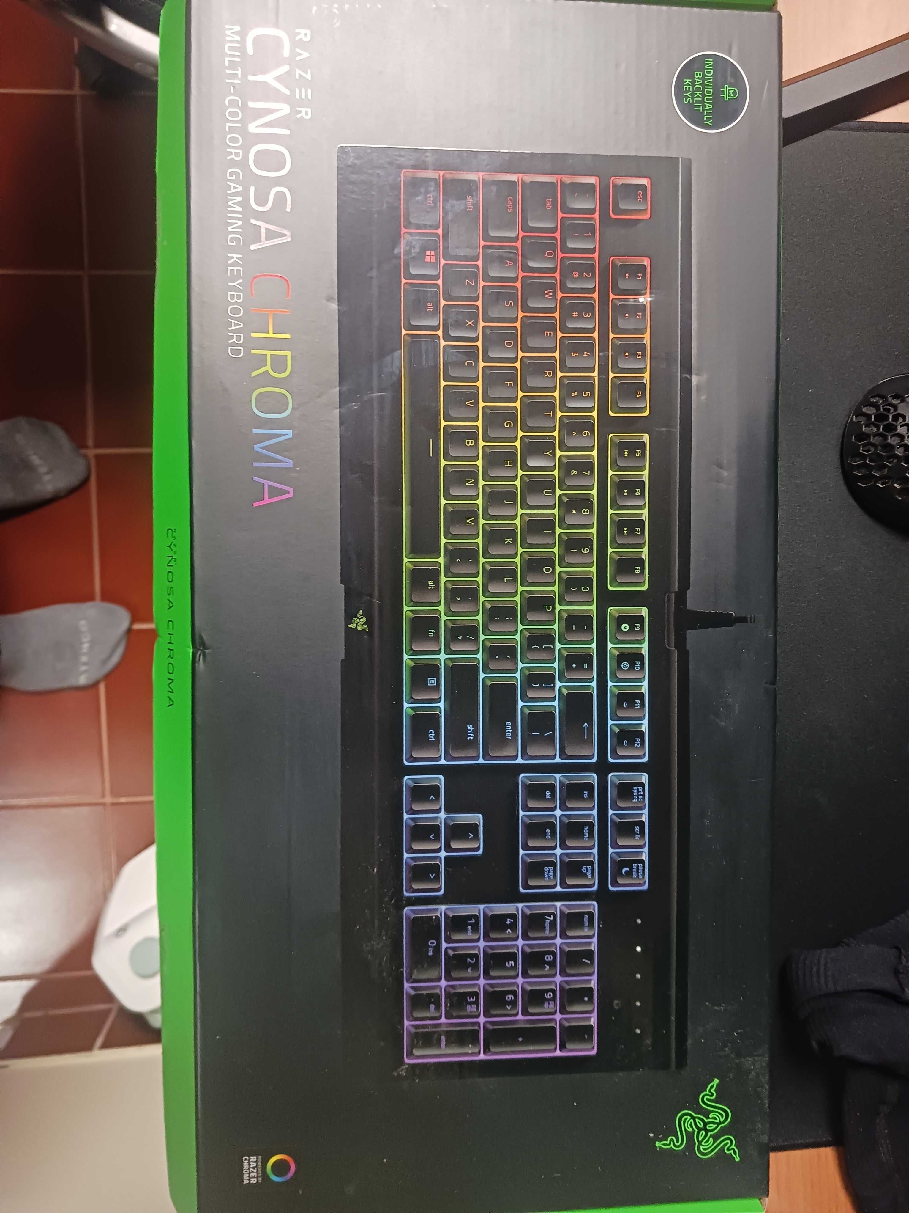 Teclado Razer Cynosa Chroma Teclado Gaming Retroiluminado