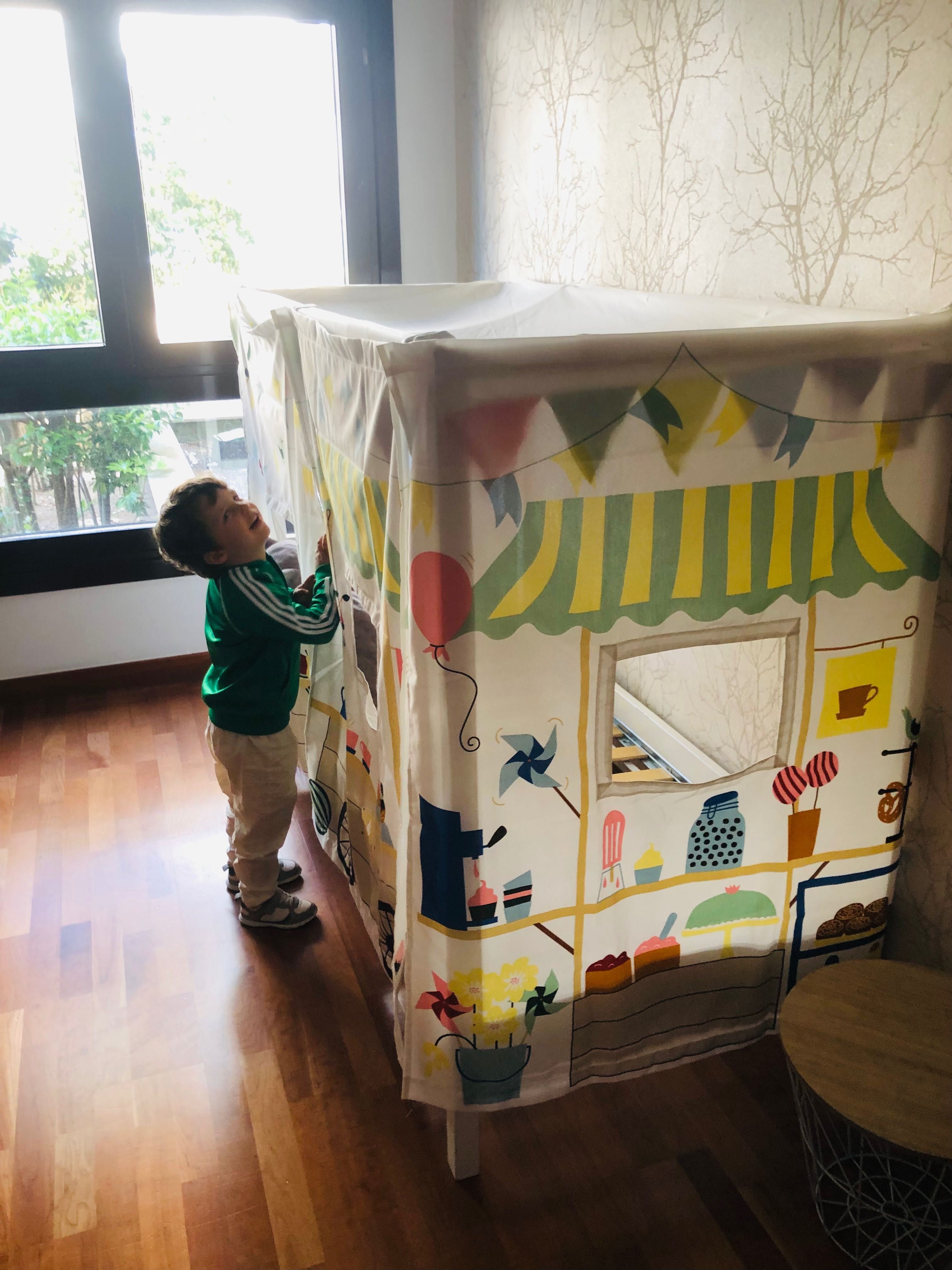 Cama de criança / casa / com colchão