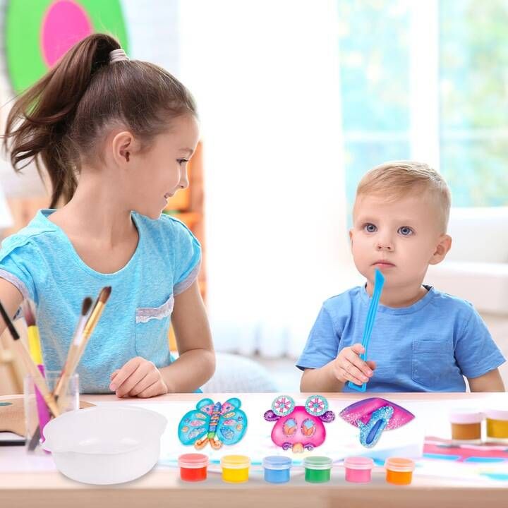 Magnesy Na Lodówkę Księżniczki 6 Sztuk Do Malowania Diy Farby Szablony