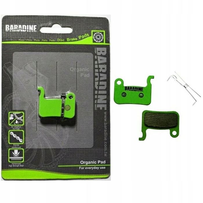 Baradine DS-17 okładziny do Shimano XT XTR Saint organiczne