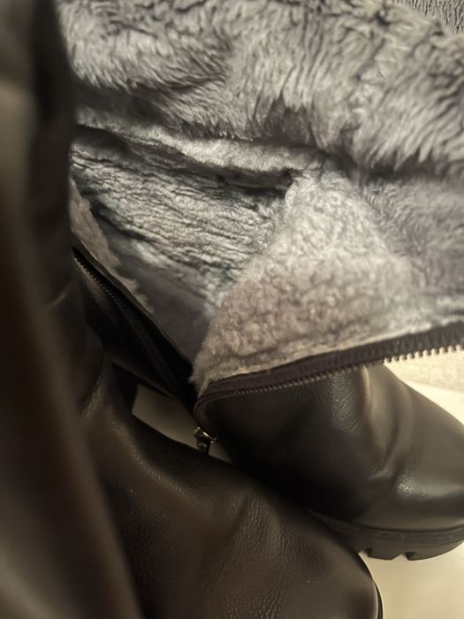 Жіночі зимові сапоги Vitto Rossi, 39р,стан нових, натур шкіра, цегейка