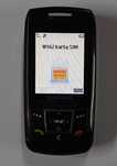 Samsung SGH-E250 z akcesoriami