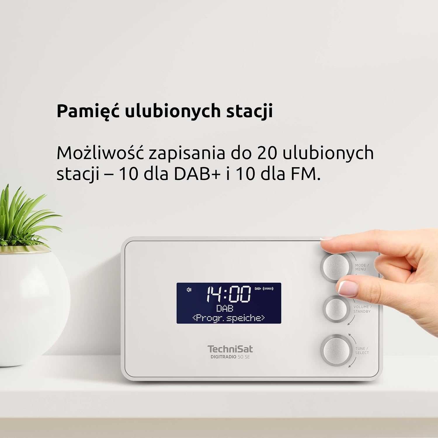 Radio sieciowe DAB+ FM TechniSat DIGITRADIO 50 SE