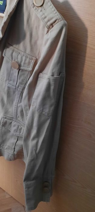 Blusão /casaco ganga creme