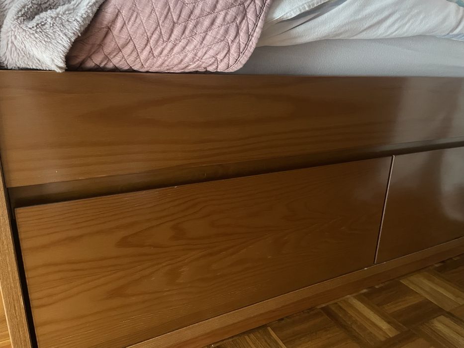 Cama de Solteiro com 3 gavetas