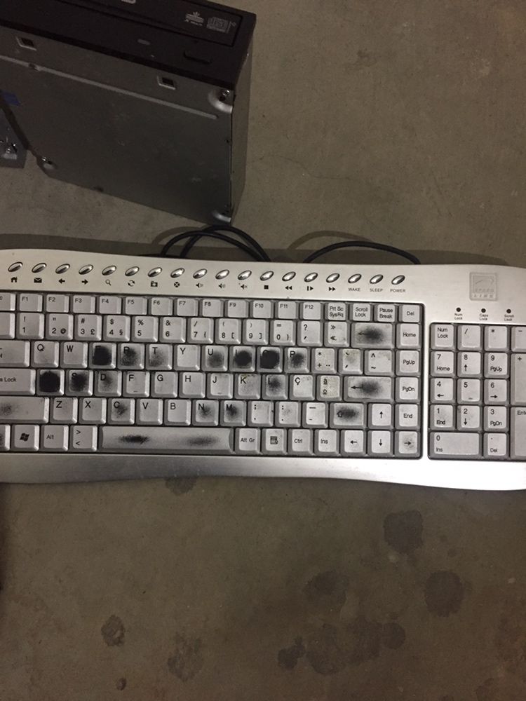 Teclados dvdrw colunas