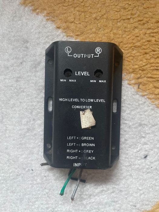 Subwoofer Dynaudio + Konwerter + Crossover