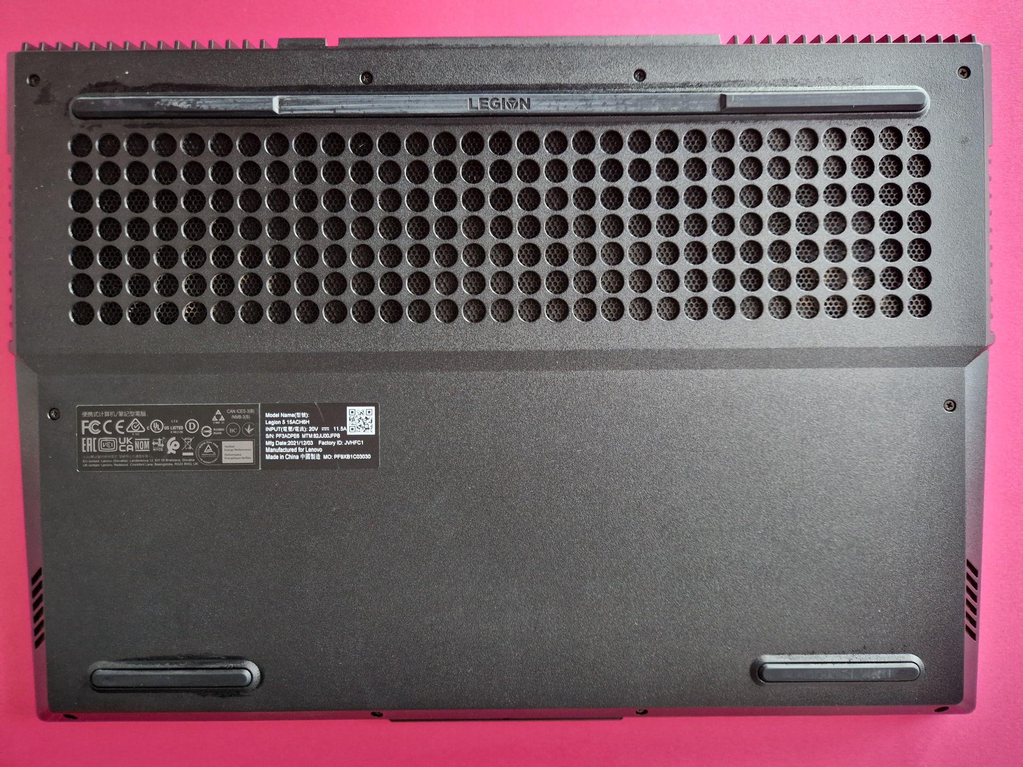 Lenovo Legion 5-15 / Laptop Gamingowy Do Gier RTX30 60